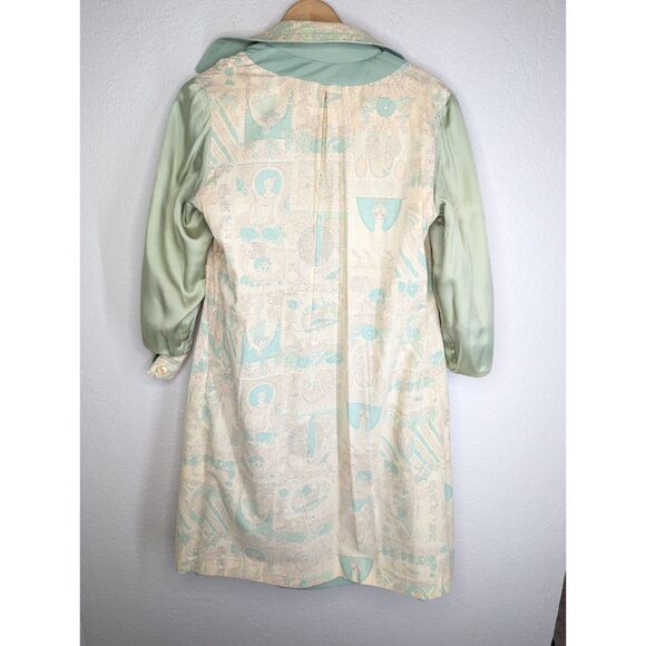 Vintage 70s Puget Sounder Green All Weather Coat by Item House - Picture 8 of 16